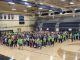Students shown lined up in the gymnasium at Knox Central for freshman activities.
